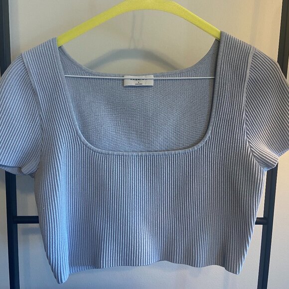 Babaton Sculpt Knit Squareneck Top - Picture 1 of 3